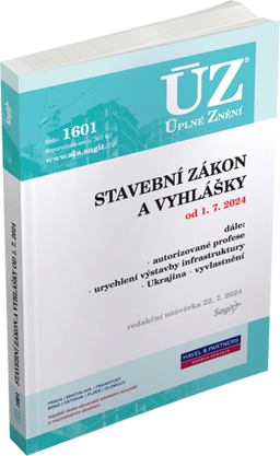 Obrázek produktu: ÚZ 1601 / Nový stavební zákon a vyhlášky 2024, rejstřík k zákonu