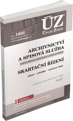 Obrázek produktu: ÚZ 1602 / Archivnictví a spisová služba, Skartační řízení