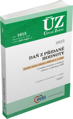 Obrázek produktu: ÚZ 1615 / Daň z přidané hodnoty 2025