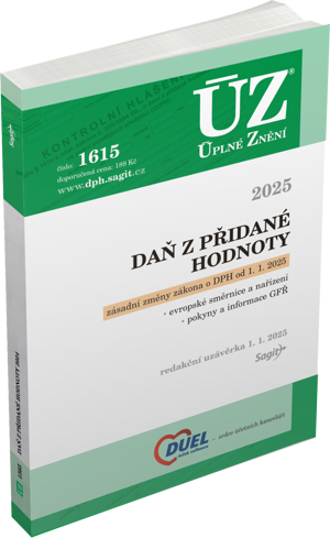 Obrázek produktu: ÚZ 1615 / Daň z přidané hodnoty 2025