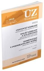 Obrázek produktu: ÚZ 1618 / Cestovní náhrady, Odměňování v podnikatelské sféře, 2025