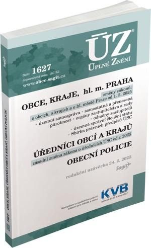 Obrázek produktu: ÚZ 1627 / Obce, Kraje, hl. m. Praha, Úředníci obcí a krajů, Obecní policie