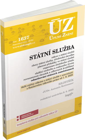 ÚZ 1637 / Státní služba 2025