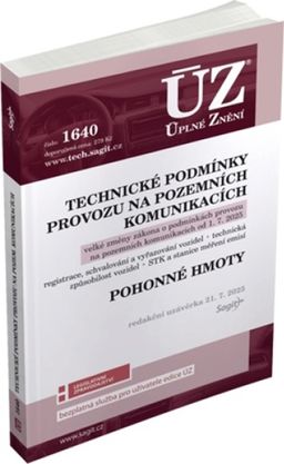 Obrázek produktu: ÚZ 1640 / Technické podmínky provozu na pozemních komunikacích, Pohonné hmoty