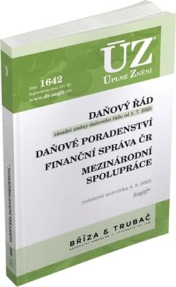 Obrázek produktu: ÚZ 1642 / Daňový řád, Finanční správa, Daňové poradenství