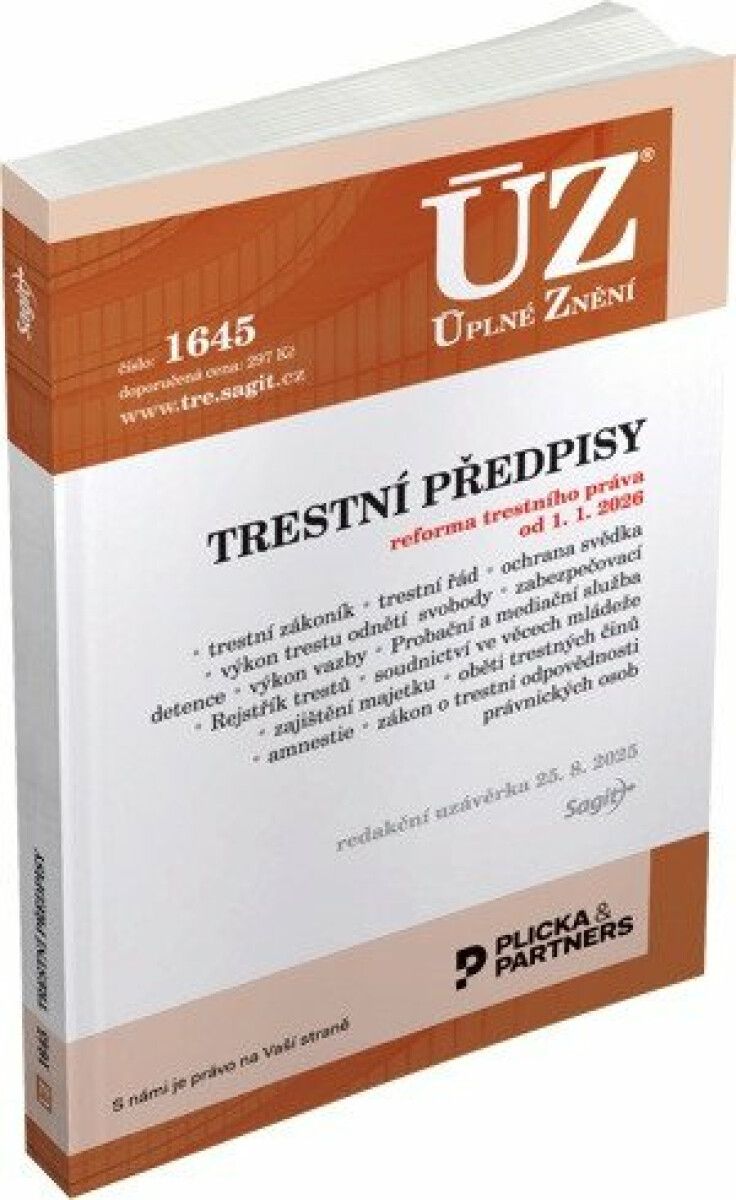 ÚZ 1645 / Trestní předpisy