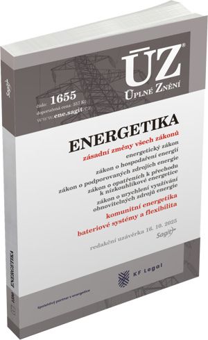 Obrázek produktu: ÚZ 1655 / Energetický zákon, Zákon o podporovaných zdrojích energie, Zákon o hospodaření energií,
