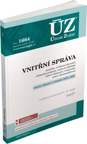 Obrázek produktu: ÚZ 1664 / Vnitřní správa