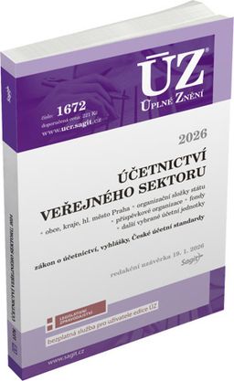 Obrázek produktu: ÚZ 1672 / Účetnictví veřejného sektoru (obce, kraje, příspěvkové organizace, organizační složky stát