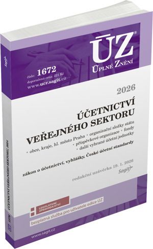 Obrázek produktu: ÚZ 1672 / Účetnictví veřejného sektoru (obce, kraje, příspěvkové organizace, organizační složky stát