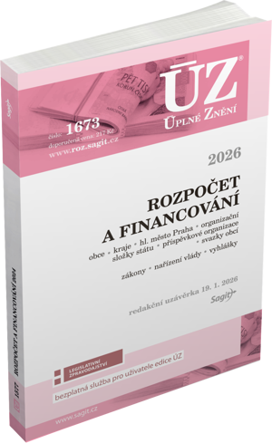 ÚZ 1673 / Rozpočet a financování územních samosprávných celků, příspěvkových organizací, organizační
