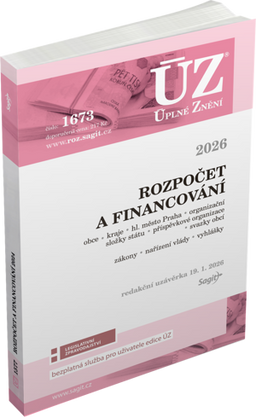 Obrázek produktu: ÚZ 1673 / Rozpočet a financování územních samosprávných celků, příspěvkových organizací, organizační