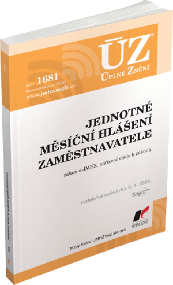 ÚZ 1681 / Jednotné měsíční hlášení zaměstnavatele