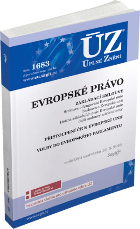 Obrázek produktu: ÚZ 1683 / Evropské právo