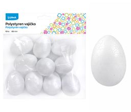Obrázek produktu: Vajíčka polystyrenová - 6 cm - 10 ks
