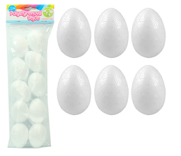 Obrázek produktu: Vajíčka polystyrenová - 6 cm - 10 ks