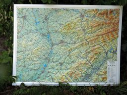 Obrázek produktu: Valašsko a Slovácko - reliefní mapa 1:115 000