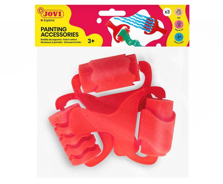 Váleček Jovi - pěnový, široký, motiv vlnky - 3 druhy