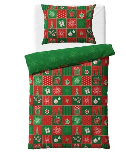 Obrázek produktu: Vánoční bavlněné povlečení - Vánoční Patchwork