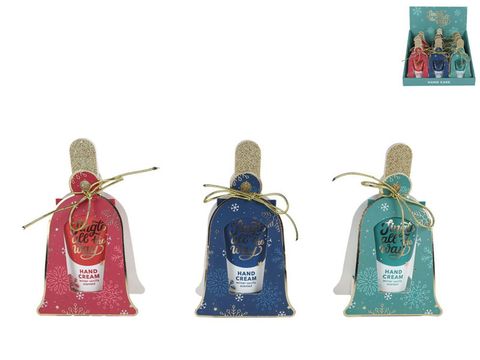 Obrázek produktu: Vánoční dárková sada s krémem na ruce 35 ml a pilníkem na nehty, mix barev