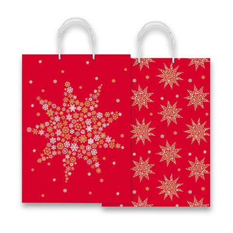 Obrázek produktu: Vánoční dárková taška Fantasia Rossa 30 × 40 × 12 cm