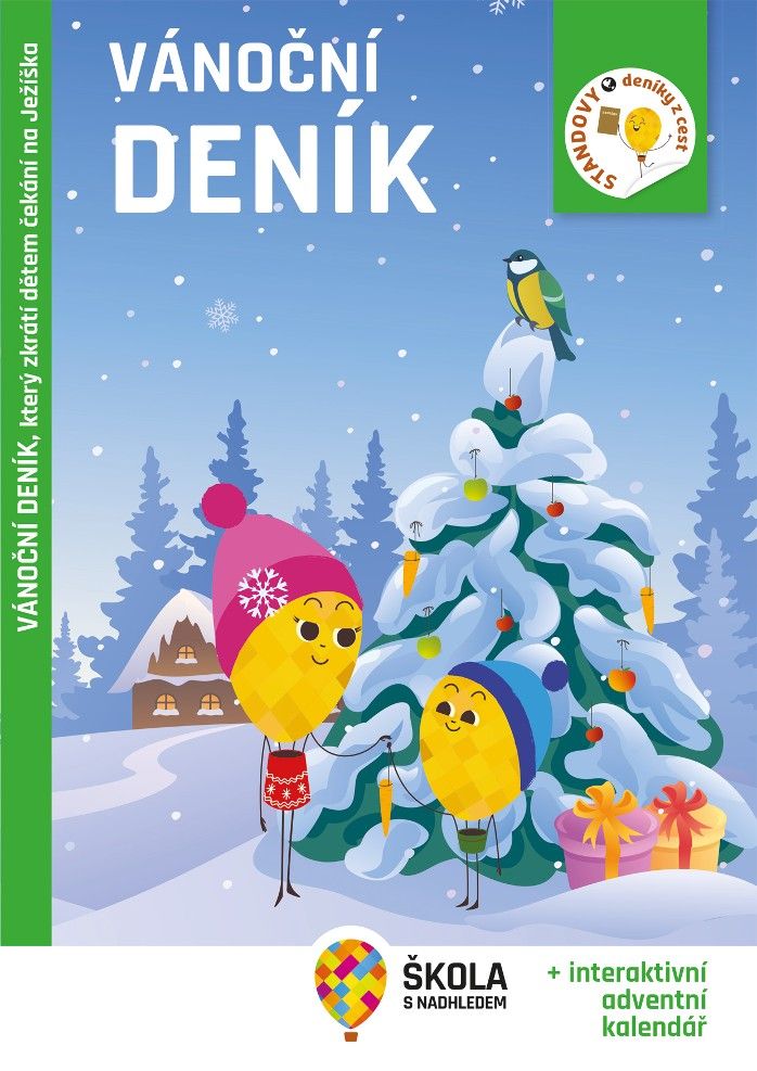 Vánoční deník + interaktivní adventní kalendář Fraus