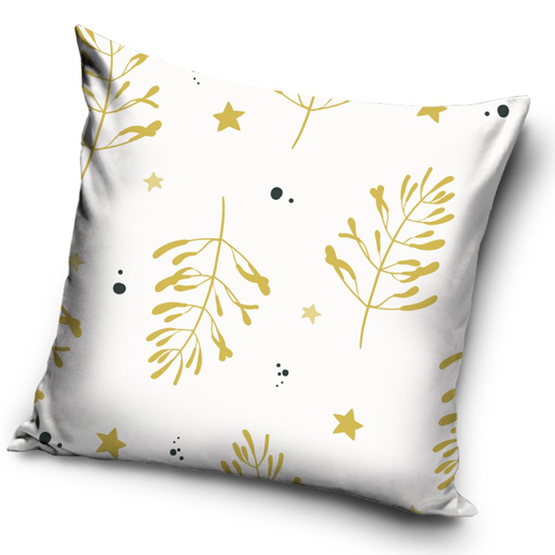 Vánoční polštářek - Bílé Kouzlo Jmelí