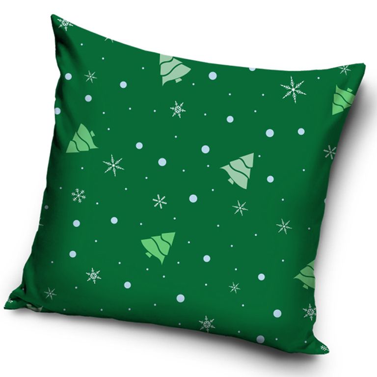 Vánoční polštářek - Zelené Vánoce