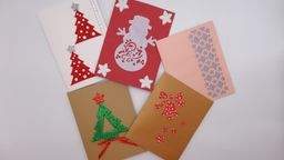 Obrázek produktu: Vánoční přání ke složení 1 - 5 ks