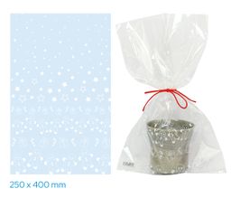 Obrázek produktu: Vánoční sáček 25 × 40 cm celofán transparentní - Perníčky