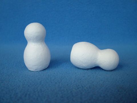 Obrázek produktu: Vatová dvoukulička 24 x 42 mm - 6 ks