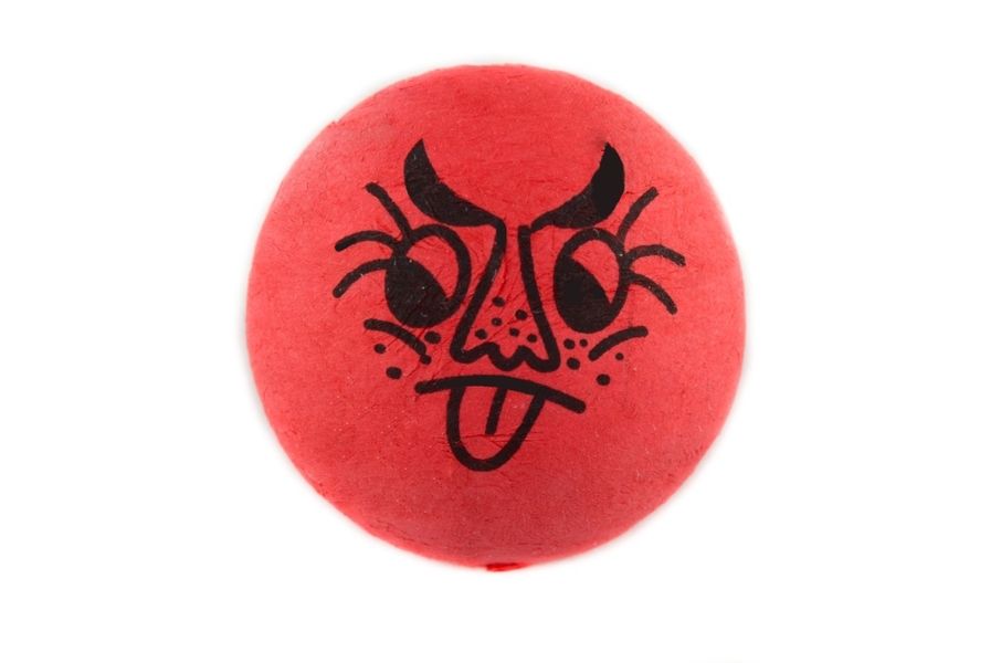 Vatové hlavičky čertík, Ø 24mm, 10ks v sáčku