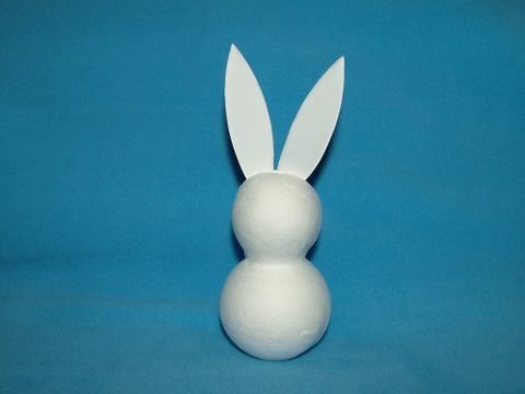 Obrázek produktu: Vatový zajíc velký/bílý 1 ks
