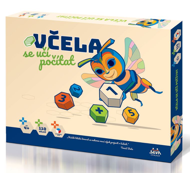Včela se učí počítat - 110 dílků