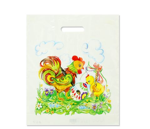 Obrázek produktu: Velikonoční taška 35 × 42 cm bílá - Kohout