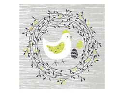 Obrázek produktu: Velikonoční ubrousky 33 × 33 cm, 20 ks - malované kuřátko