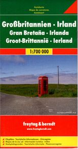 Velká Británie, Irsko - mapa Freytag - 1:700 000