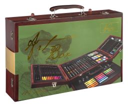 Obrázek produktu: Velká výtvarná sada v dřevěném kufříku, 103 ks