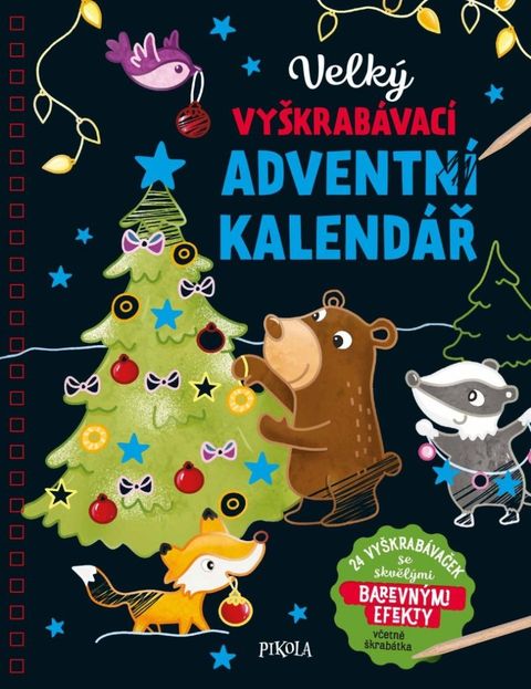 Obrázek produktu: Velký vyškrabávací adventní kalendář