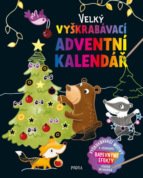 Obrázek produktu: Velký vyškrabávací adventní kalendář