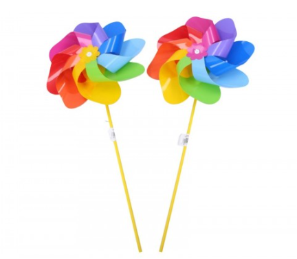 Větrník průměr 22 cm, barevný