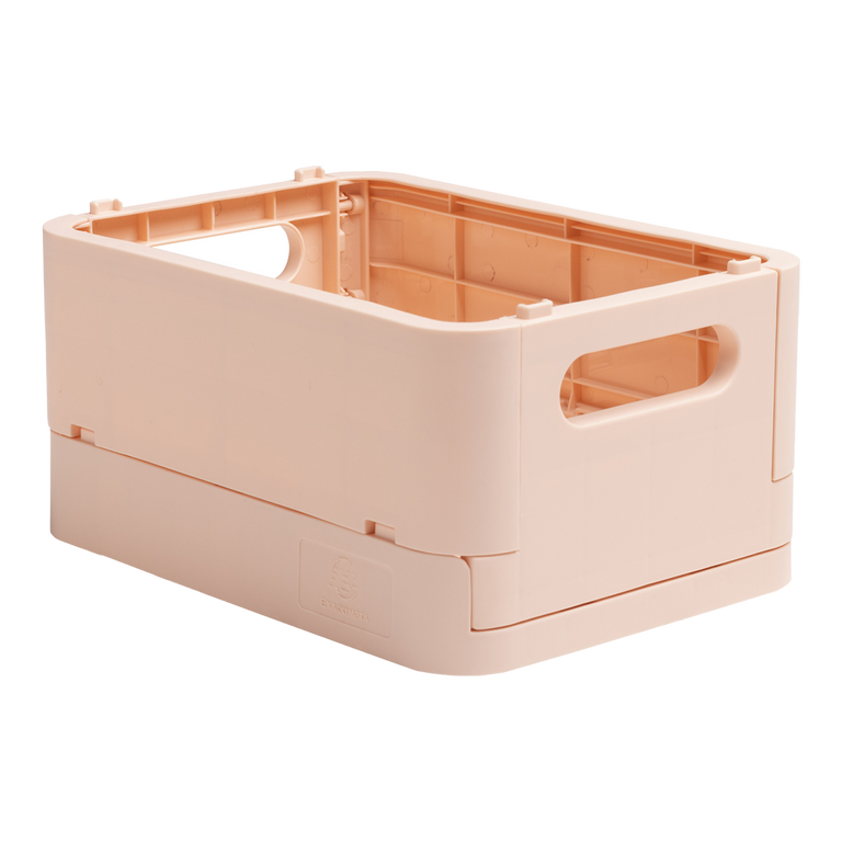 Víceúčelový skládací box Skandi mini, PP - lososový