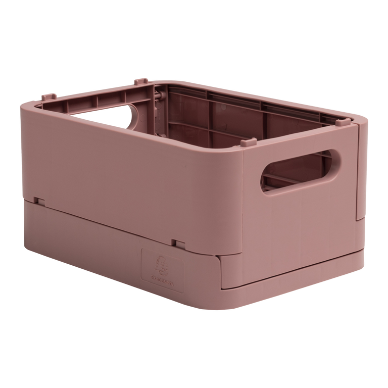 Víceúčelový skládací box Skandi mini, PP - strarorůžový