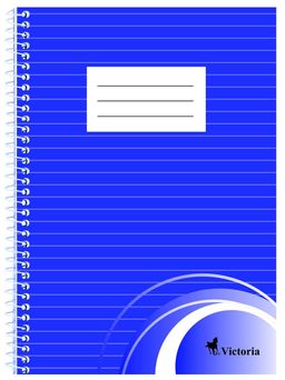 Obrázek produktu: Victoria Blok A5 kroužková vazba 70 listů - linkovaný