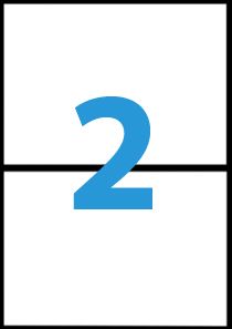 Victoria Samolepicí etikety A4 100 ks - 210 × 148 mm