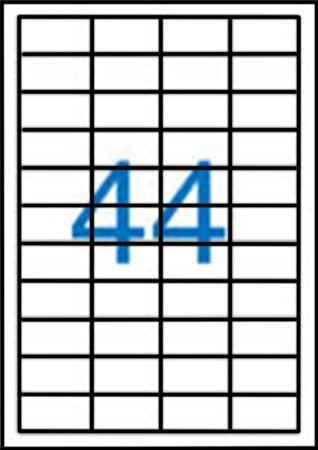 Victoria Samolepicí etikety A4 100 ks - 48,5 × 25,4 mm