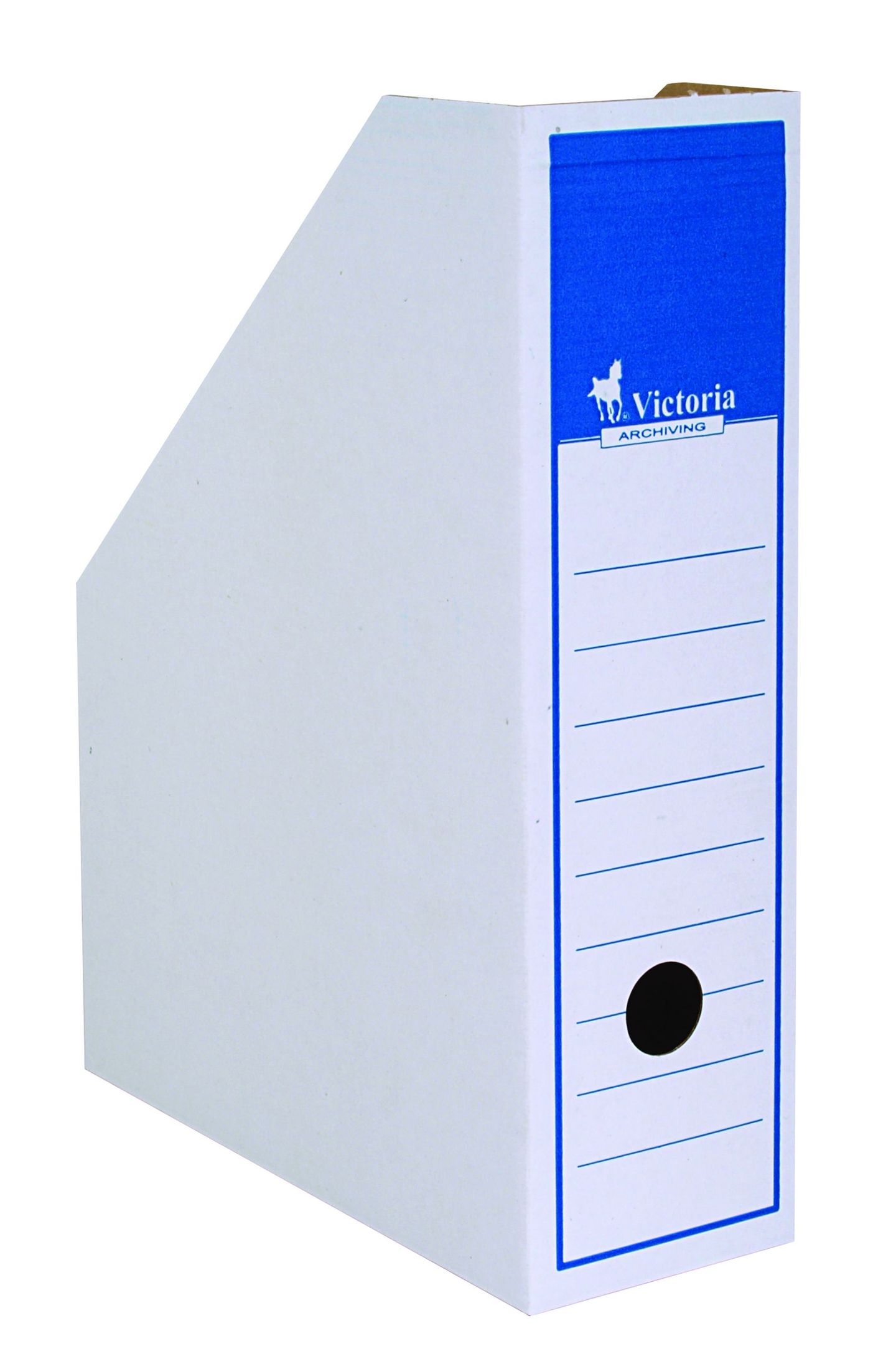 Victoria Stojan na časopisy A4 karton 80 mm - bílý