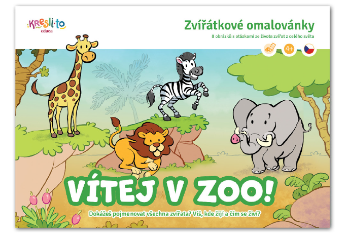 Vítej v ZOO - Zvířátkové omalovánky