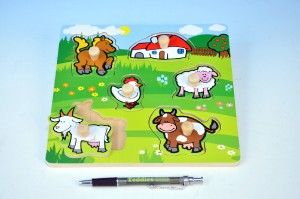 Vkládačka - Moje první zvířátka 6 ks