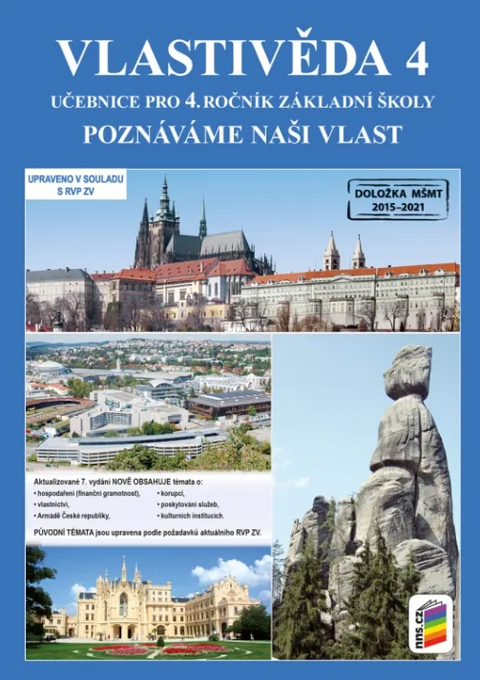 Obrázek produktu: Vlastivěda 4 - Poznáváme naši vlast - učebnice pro 4.r. ZŠ